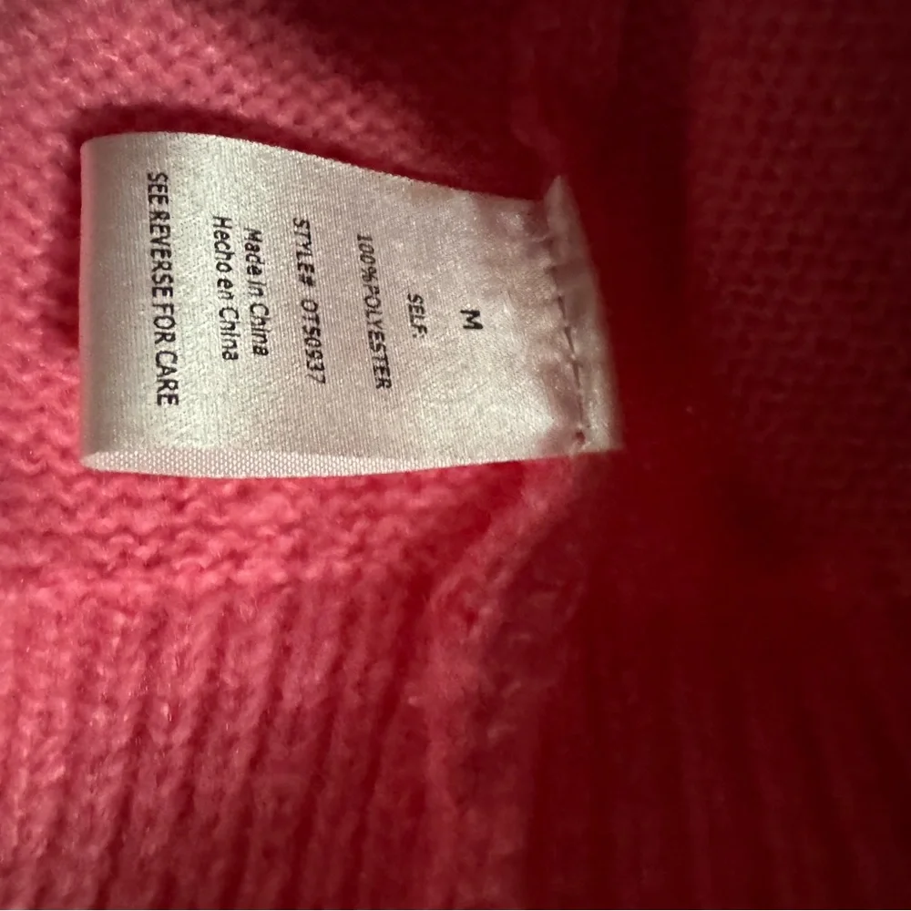 Pink Floral Women's Sweater- NEW